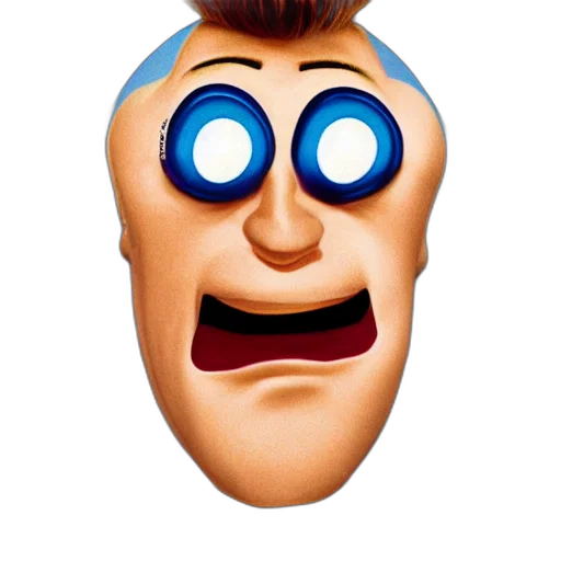 face, mask, robot, creature transparent PNG cut-out