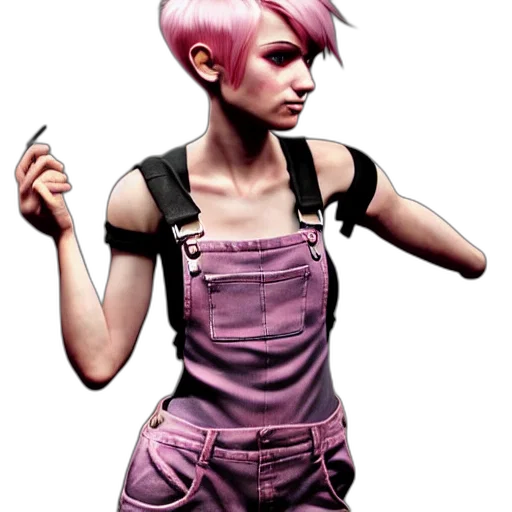 staff, robot, concept art, cyberpunk transparent PNG cut-out