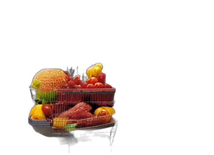 food, crown, hat, 3d render transparent PNG cut-out