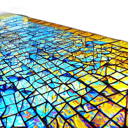 sword, 3d render, outer space, colorful transparent PNG cut-out