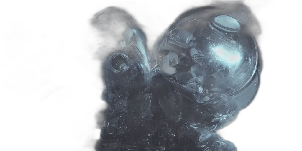 mask, robot, face, creature transparent PNG cut-out