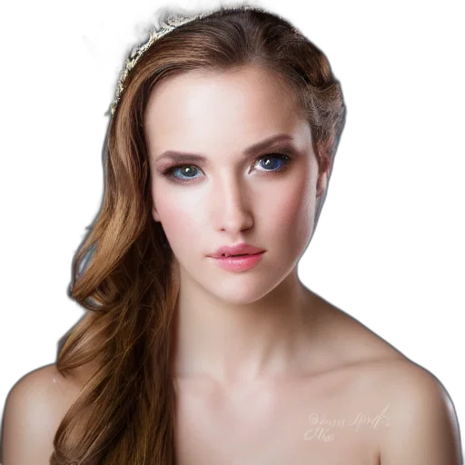 crown, jewelry, face, hair transparent PNG cut-out