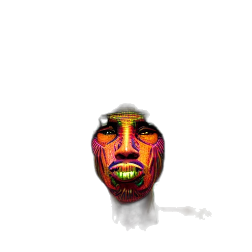 mask, face, creature, robot transparent PNG cut-out