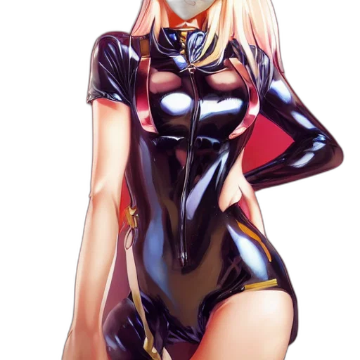 robot, dress, jacket, weapon transparent PNG cut-out