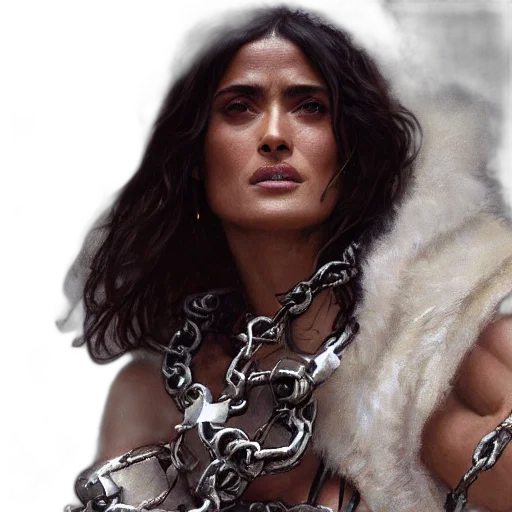 jewelry, portrait, salma, hayek transparent PNG cut-out