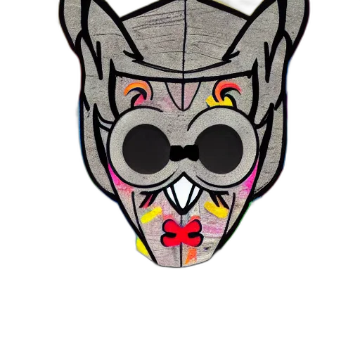mask, face, crown, creature transparent PNG cut-out