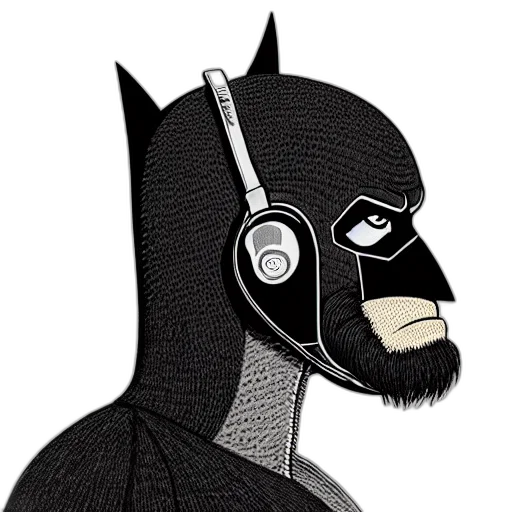 mask, staff, comic book art, cartoon transparent PNG cut-out