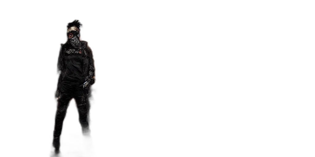 jacket, weapon, robot, staff transparent PNG cut-out