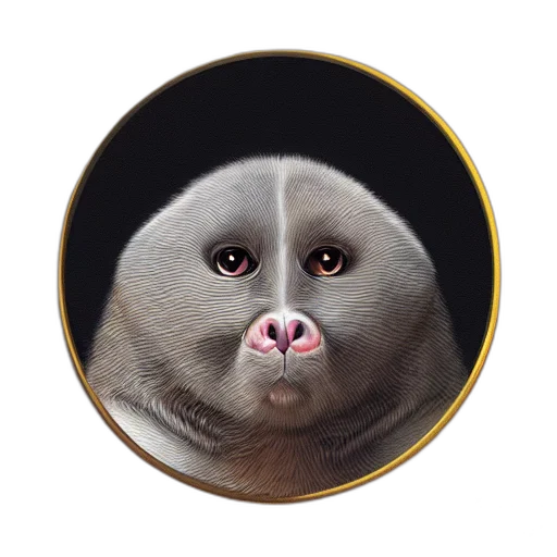 animal, face, creature, hat transparent PNG cut-out