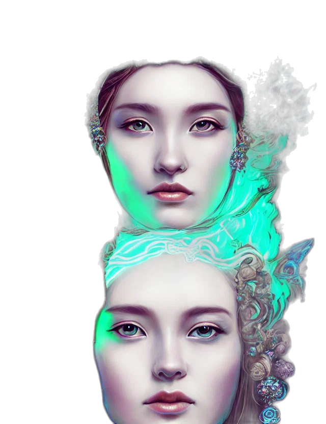 face, crown, mask, robot transparent PNG cut-out