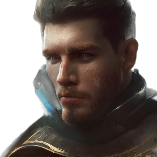 face, sword, staff, dragon transparent PNG cut-out