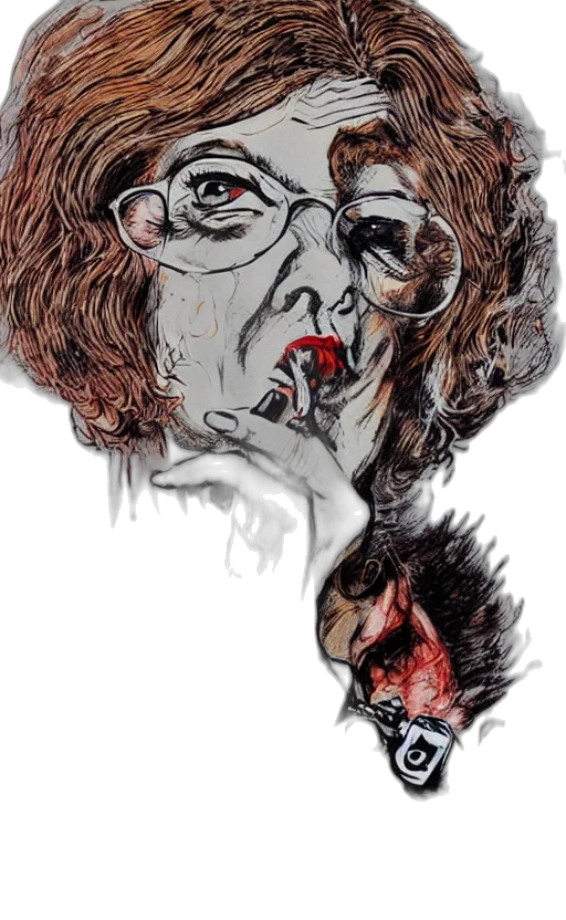 face, mask, comic book art, photorealistic transparent PNG cut-out