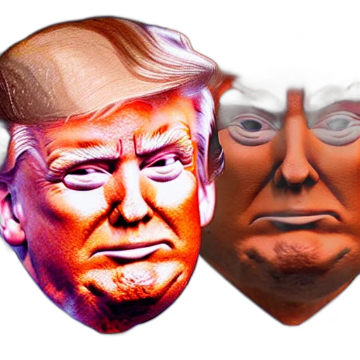 mask, face, 3d render, photorealistic transparent PNG cut-out