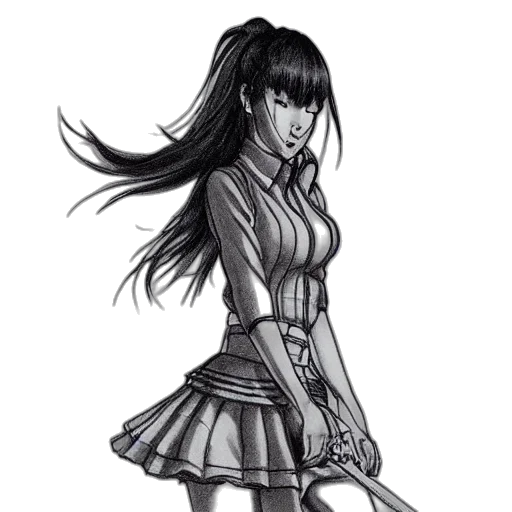 dress, staff, weapon, jacket transparent PNG cut-out