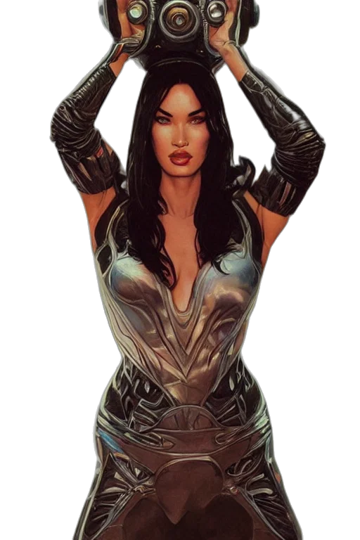 dress, comic book art, concept art, fantasy art transparent PNG cut-out
