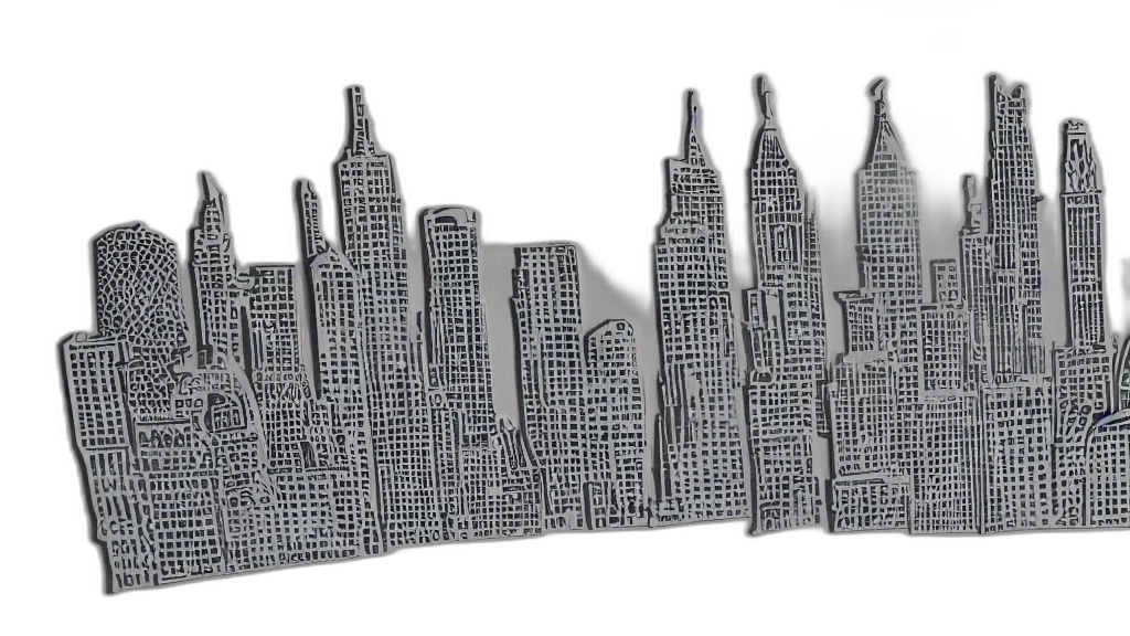 building, 3d render, photorealistic, concept art transparent PNG cut-out