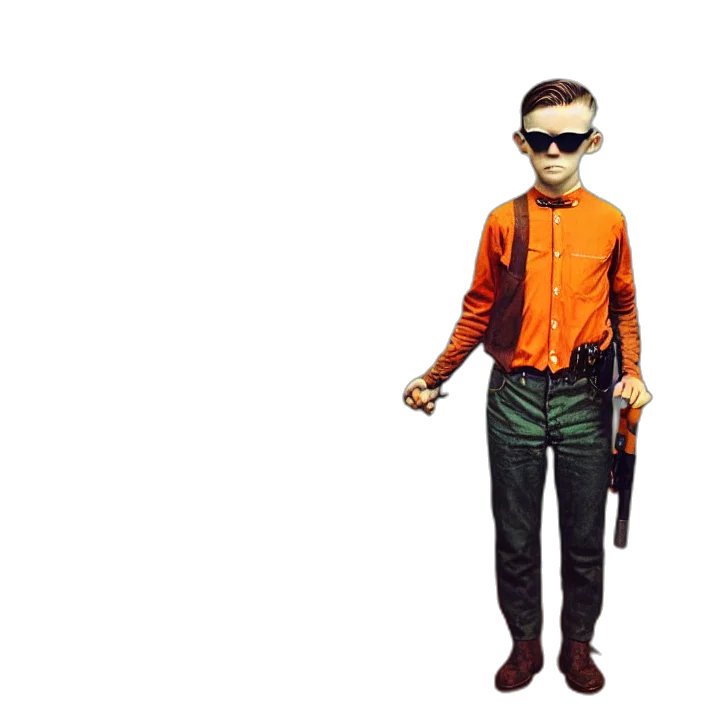 staff, jacket, 3d render, pixel art transparent PNG cut-out