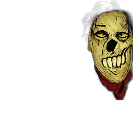 mask, face, creature, staff transparent PNG cut-out