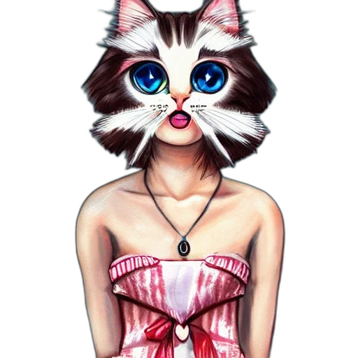dress, mask, animal, jewelry transparent PNG cut-out