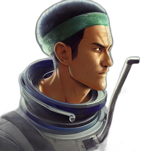 staff, face, sword, robot transparent PNG cut-out