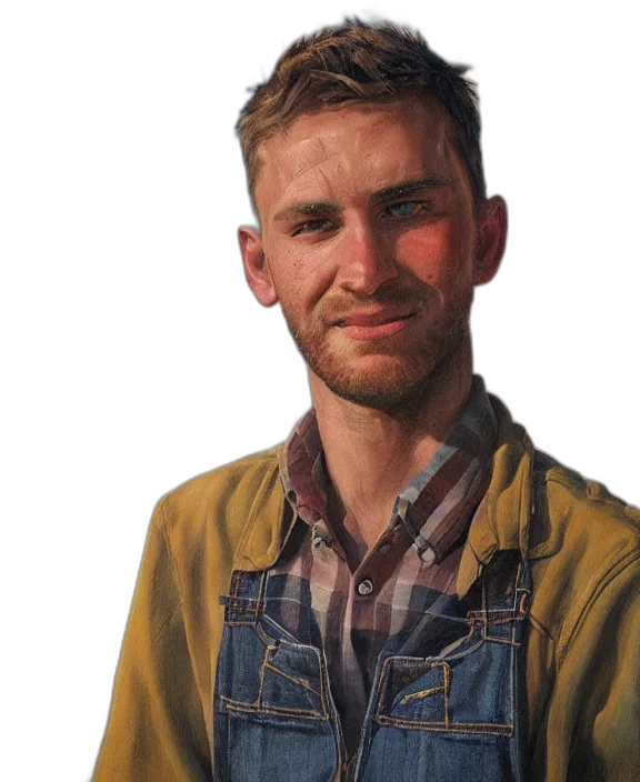 face, jacket, staff, animal transparent PNG cut-out