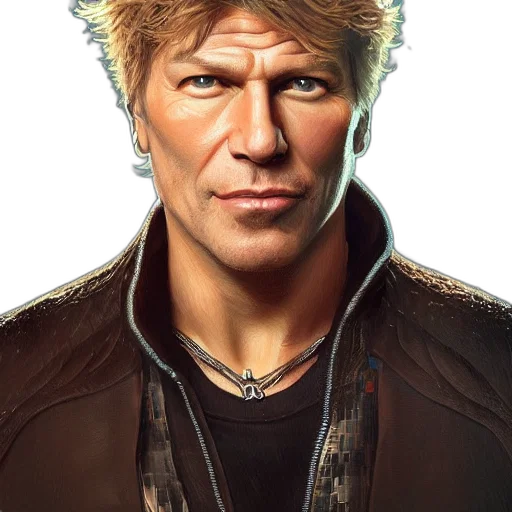 face, jacket, hair, photorealistic transparent PNG cut-out