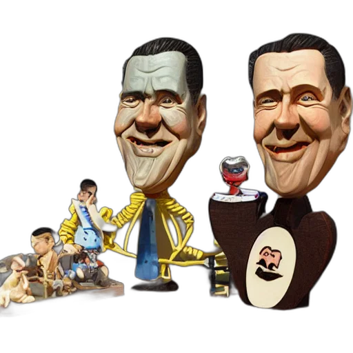 concept art, 3d render, subgenius, sculpture transparent PNG cut-out