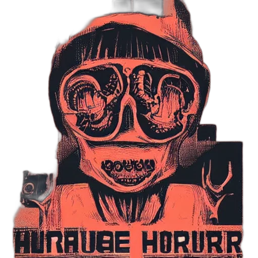 mask, jacket, comic book art, concept art transparent PNG cut-out