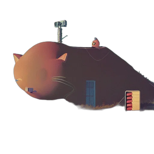 robot, animal, staff, weapon transparent PNG cut-out