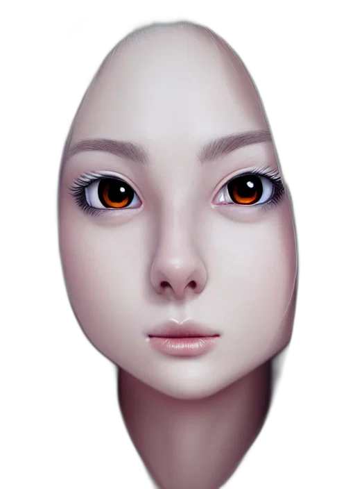 robot, face, mask, creature transparent PNG cut-out