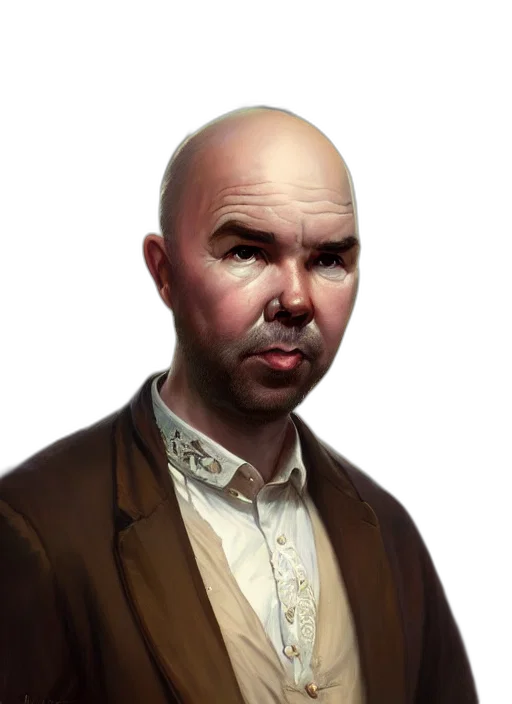 staff, face, jacket, concept art transparent PNG cut-out