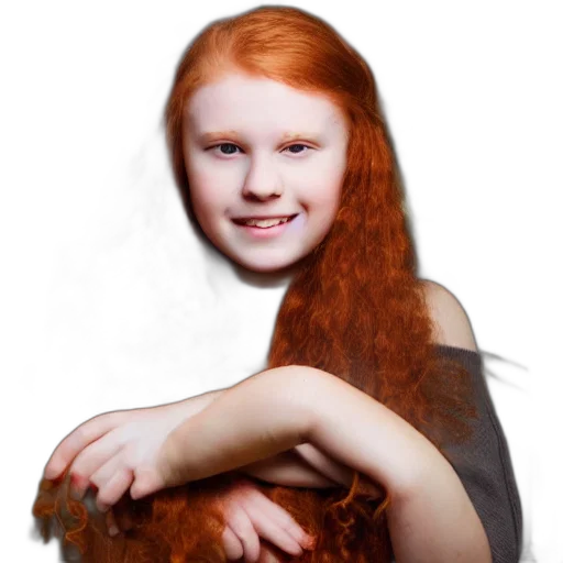 hair, animal, creature, dress transparent PNG cut-out