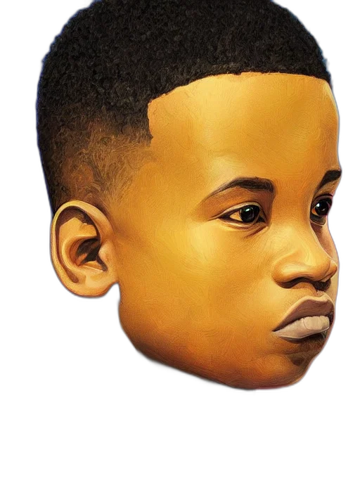 face, mask, hair, photorealistic transparent PNG cut-out