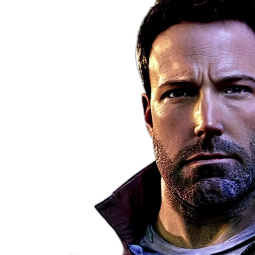 face, photorealistic, 3d render, comic book art transparent PNG cut-out