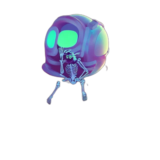 robot, mask, creature, hat transparent PNG cut-out