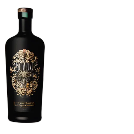 bottle, logo, design, luxury transparent PNG cut-out
