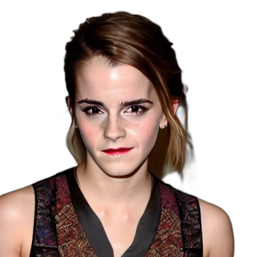 face, dress, hair, emma transparent PNG cut-out