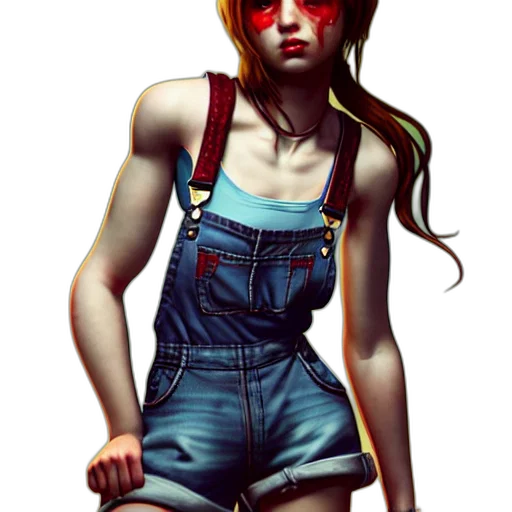 dress, face, concept art, comic book art transparent PNG cut-out