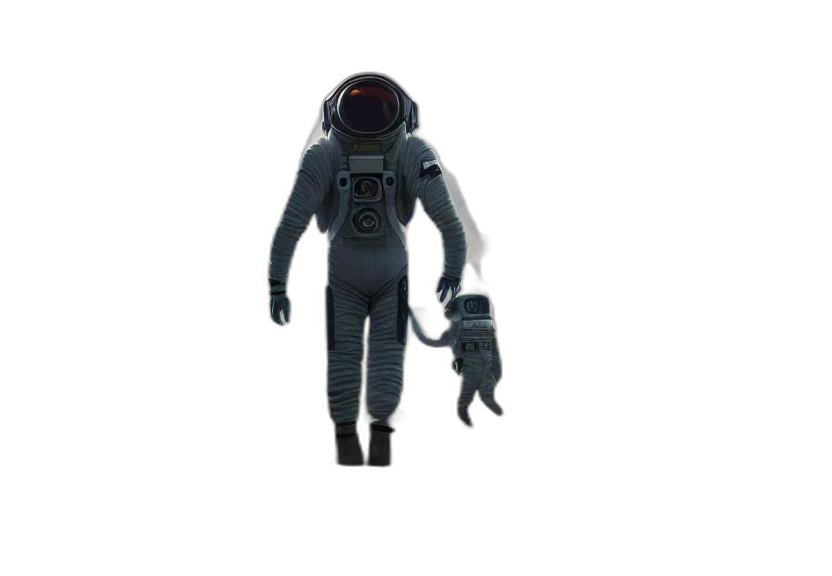 robot, creature, mask, staff transparent PNG cut-out