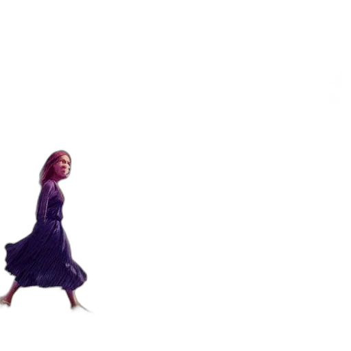 dress, creature, robot, hair transparent PNG cut-out