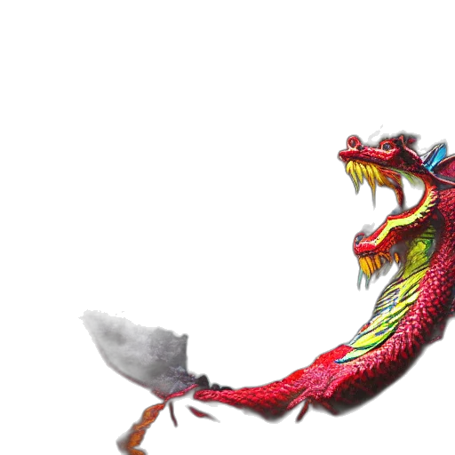 dragon, weapon, animal, staff transparent PNG cut-out