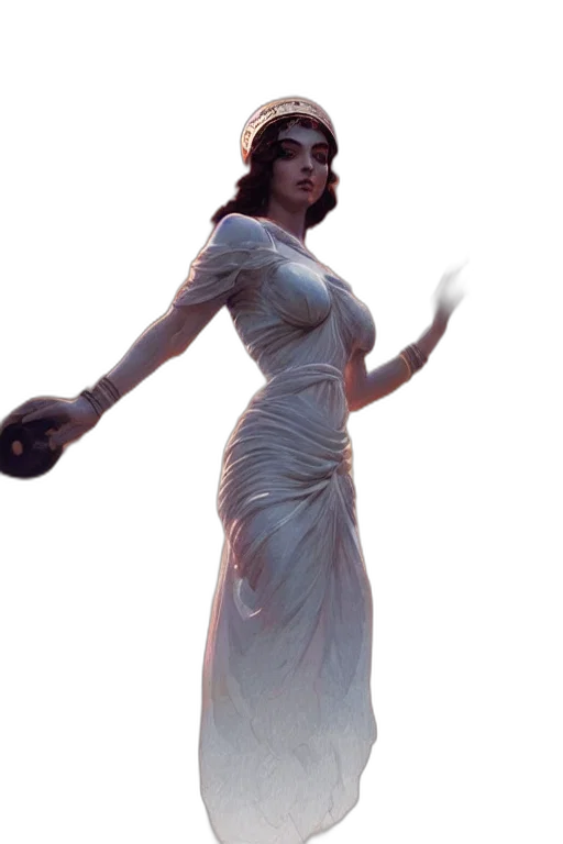 dress, staff, concept art, fantasy art transparent PNG cut-out
