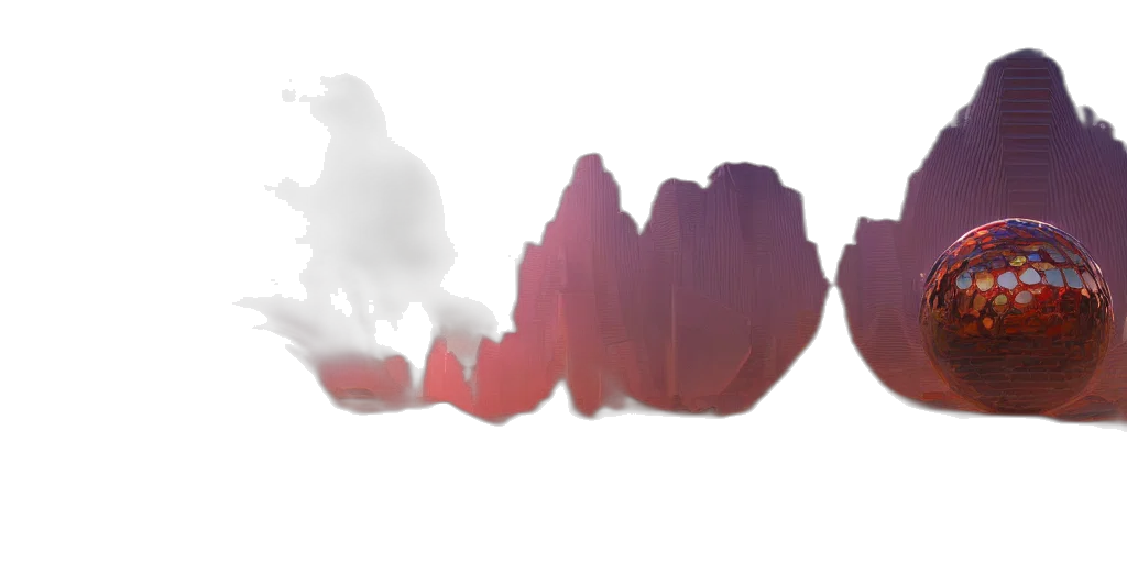 dragon, flower, crown, creature transparent PNG cut-out