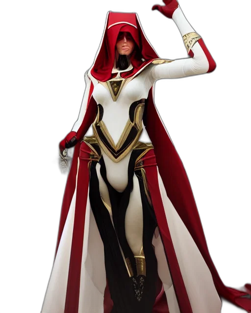 concept art, 3d render, comic book art, red transparent PNG cut-out