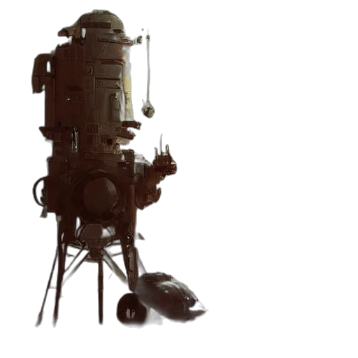 robot, weapon, staff, bottle transparent PNG cut-out