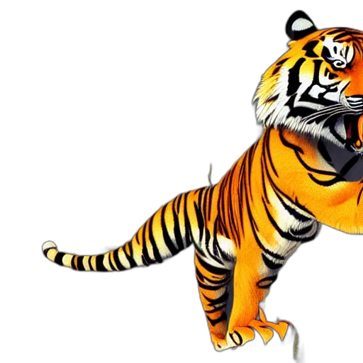 animal, creature, concept art, 3d render transparent PNG cut-out