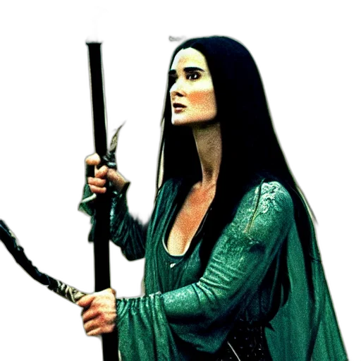 sword, staff, weapon, fantasy art transparent PNG cut-out