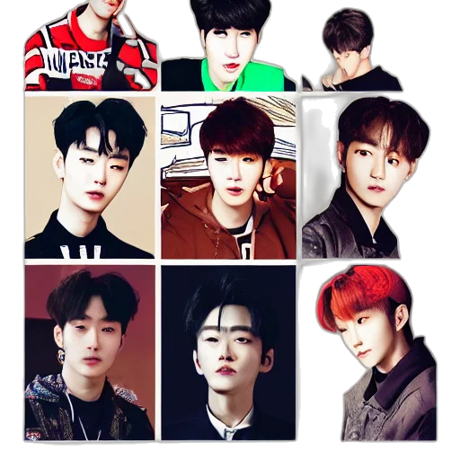 red, jung, jaehyun, mark transparent PNG cut-out