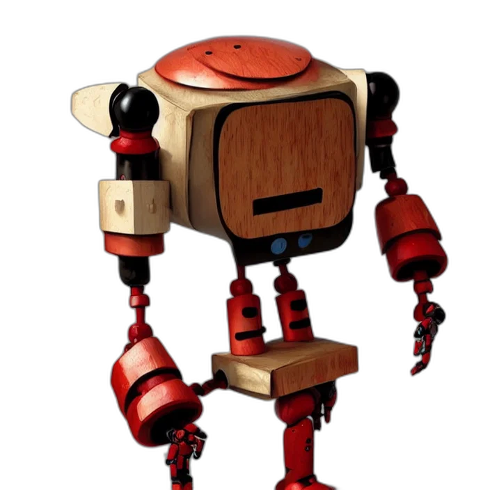 robot, furniture, staff, 3d render transparent PNG cut-out