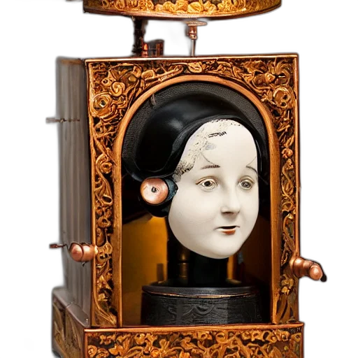 robot, face, mask, furniture transparent PNG cut-out